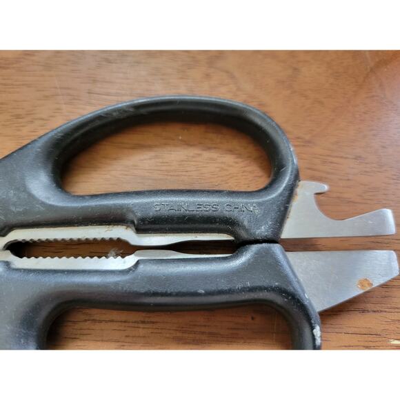 Chicago Cutlery Kitchen Shears/Scissors - Utility Tool w/Black Plastic Handle - Picture 7 of 10